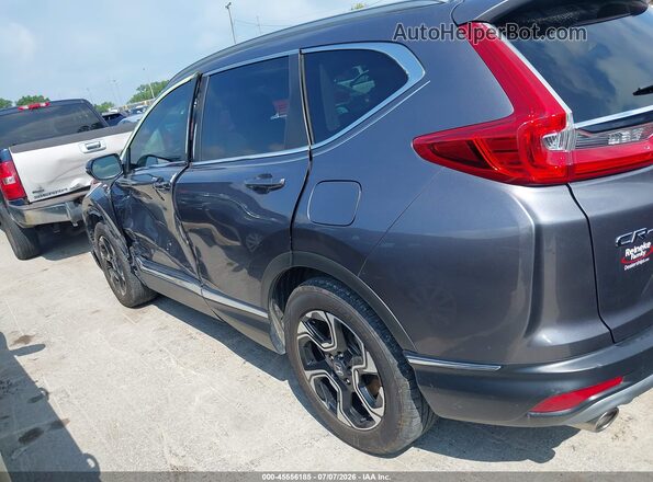 7FARW1H95JE048776 2018 HONDA CR-V Gray 360 interior view