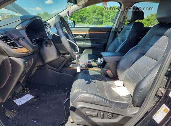 7FARW1H95ME006645 2021 HONDA CR-V Черный Вид салона спереди