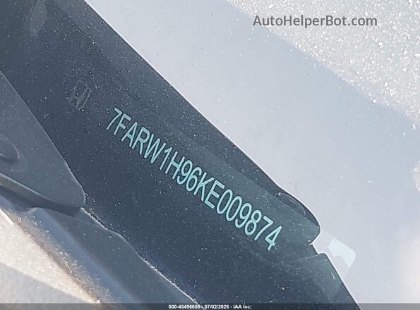 7FARW1H96KE009874 2019 HONDA CR-V Серебряный 