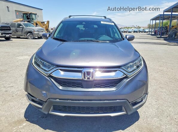 7FARW1H97JE054711 2018 HONDA CR-V Gray Դիմացի տեսք