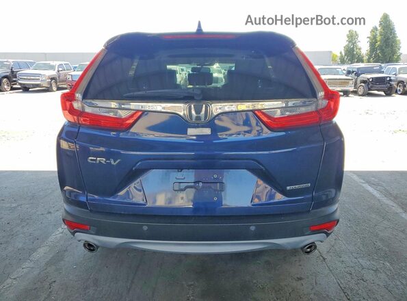 7FARW1H98JE026061 2018 HONDA CR-V Blue Rear view