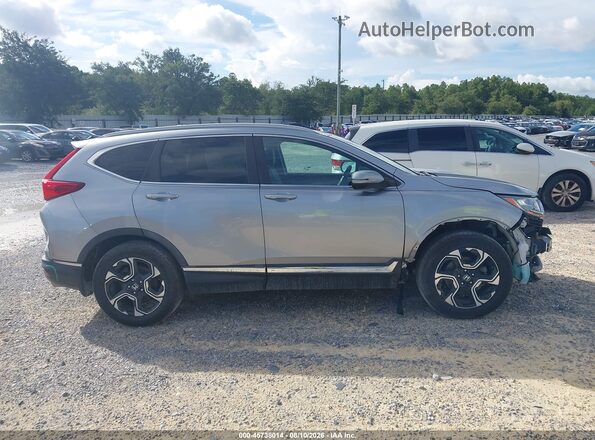 7FARW1H99HE023759 2017 HONDA CR-V Серебряный Панорамный вид салона 360°