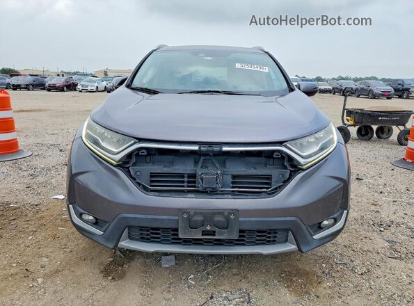 7FARW1H9XHE035340 2017 HONDA CR-V Gray Front view