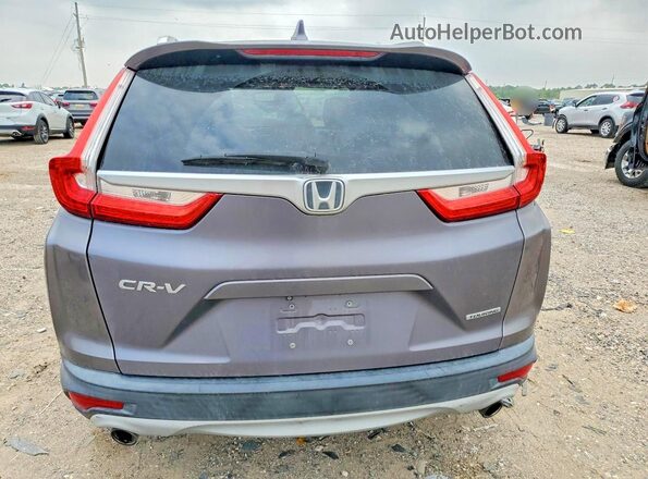 7FARW1H9XHE035340 2017 HONDA CR-V Gray Rear view