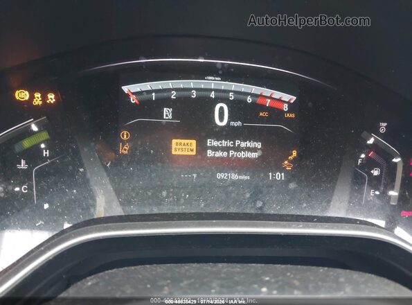 7FARW1H9XJE007544 2018 HONDA CR-V Black Հետևի նստատեղերի տեսք