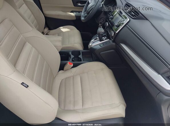 7FARW2H28LE005142 2020 HONDA CR-V Белый Вид салона спереди