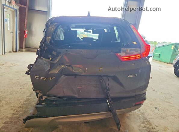 7FARW2H50JE002582 2018 HONDA CR-V Gray Vista trasera
