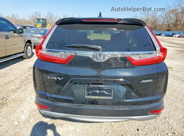 7FARW2H50JE018412 2018 HONDA CR-V Black უკანა ხედი