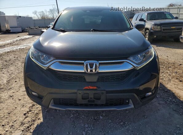 7FARW2H50JE018412 2018 HONDA CR-V Black წინა ხედი