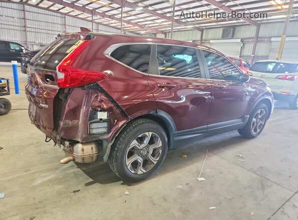 7FARW2H50JE033220 2018 HONDA CR-V Maroon Задня права чверть