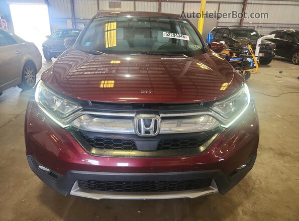 7FARW2H50JE033220 2018 HONDA CR-V Maroon Вид спереду