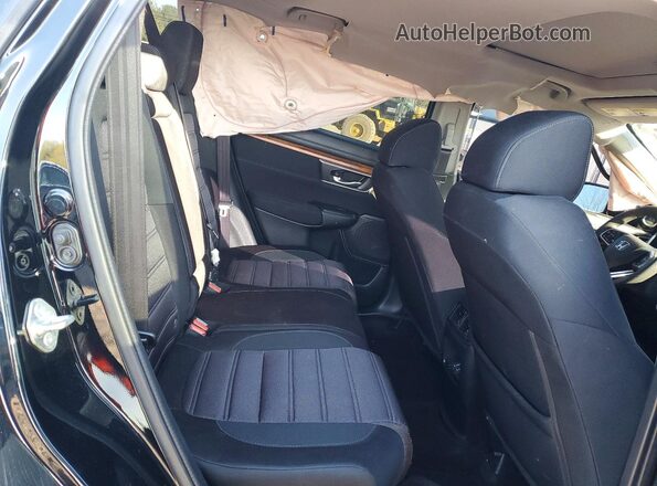 7FARW2H50JE074026 2018 HONDA CR-V Black Rear interior view