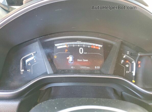 7FARW2H50JE074026 2018 HONDA CR-V Black Instrument cluster view