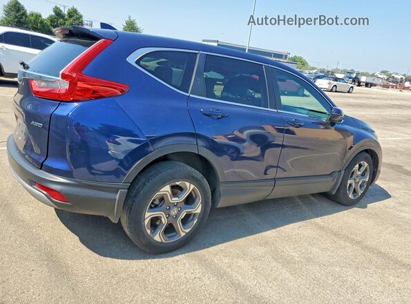 7FARW2H50JE091425 2018 HONDA CR-V Blue Trasero derecho
