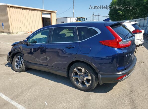 7FARW2H50JE091425 2018 HONDA CR-V Blue Trasero izquierdo
