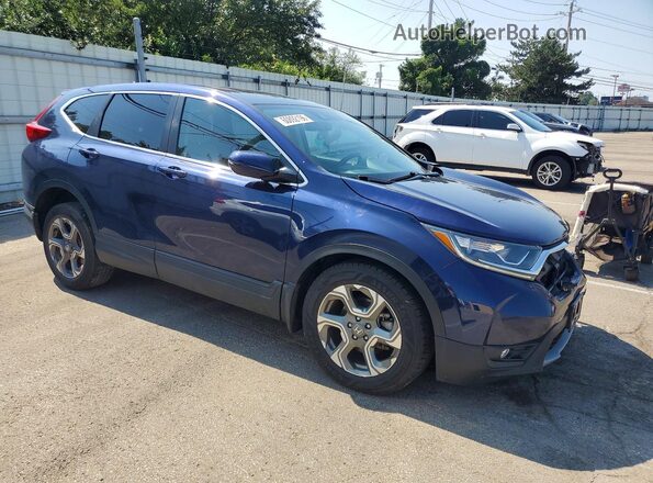 7FARW2H50JE091425 2018 HONDA CR-V Blue Delantero derecho