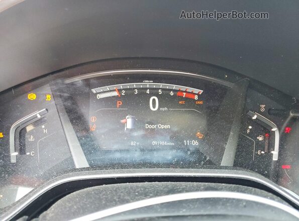 7FARW2H50JE091425 2018 HONDA CR-V Blue Vista del cuadro de instrumentos