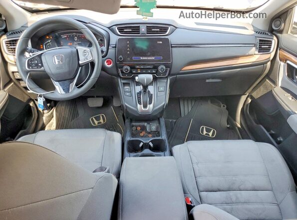 7FARW2H50JE091425 2018 HONDA CR-V Blue Vista del salpicadero