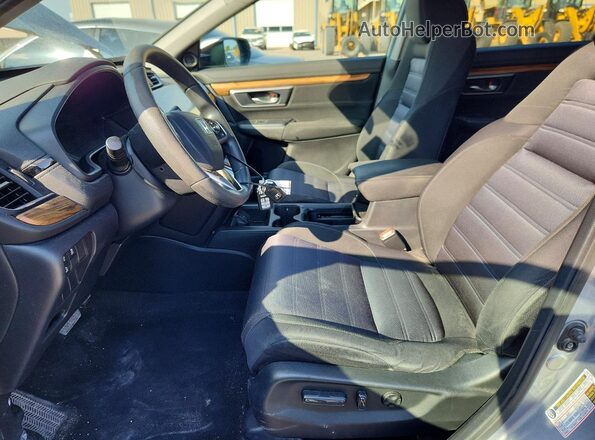7FARW2H50KE047314 2019 HONDA CR-V Silver Front interior view