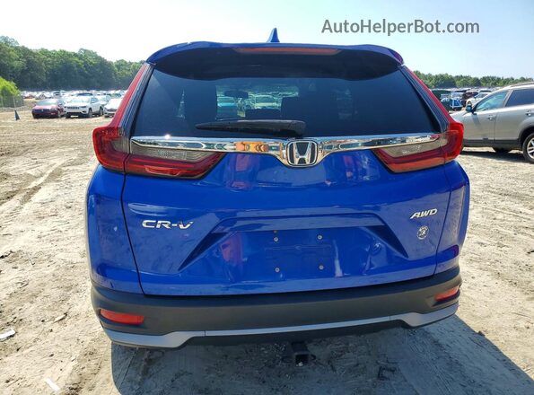 7FARW2H50ME014915 2021 HONDA CR-V Blue Вид ззаду