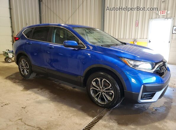 7FARW2H50ME016986 2021 HONDA CR-V Blue Առջևի աջ