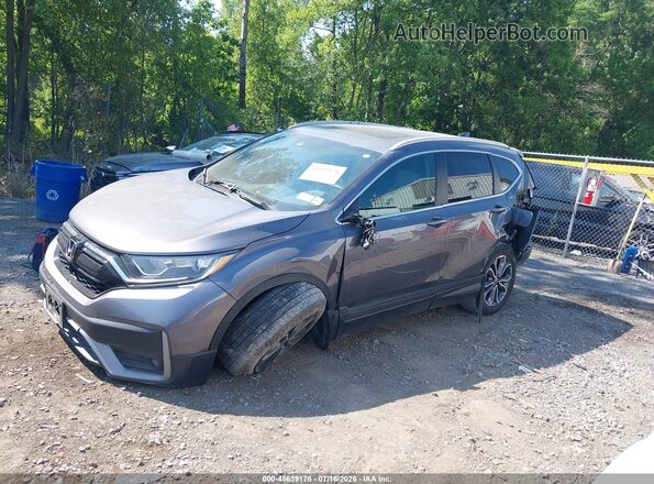 7FARW2H50NE019727 2022 HONDA CR-V Серый Передняя левая четверть