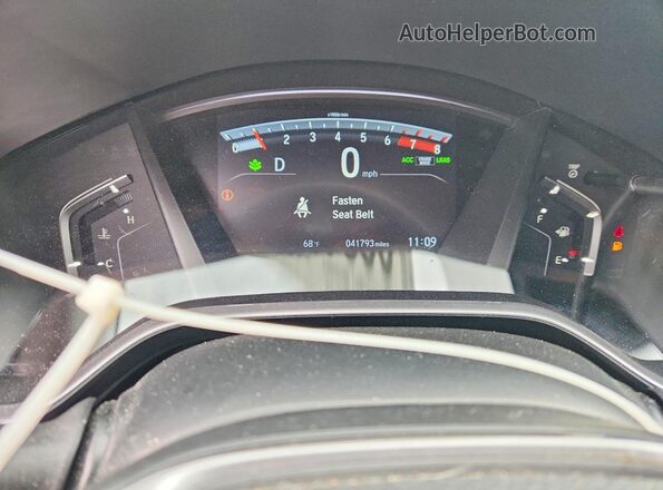 7FARW2H51NE050078 2022 HONDA CR-V Black Սարքավորումների վահանակի տեսք