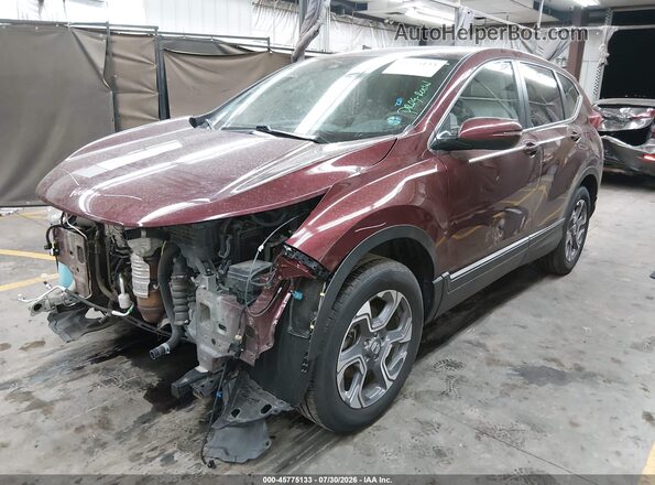 7FARW2H52JE008237 2018 HONDA CR-V Burgundy Առջևի ձախ երեք քառորդ տեսարան