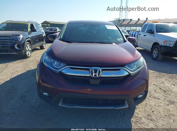 7FARW2H52JE019707 2018 HONDA CR-V Бордовый Вид щитка приборов