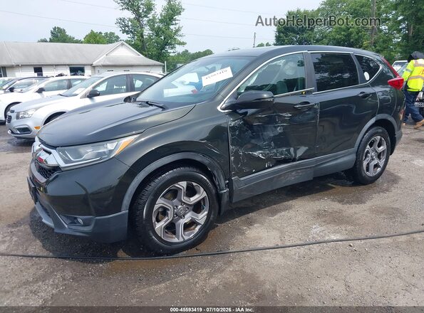 7FARW2H52JE104532 2018 HONDA CR-V Черный Передняя левая четверть