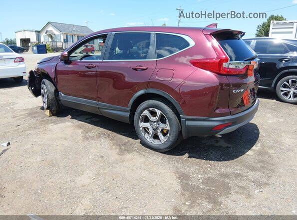 7FARW2H52KE021569 2019 HONDA CR-V Бордовый Задняя левая четверть