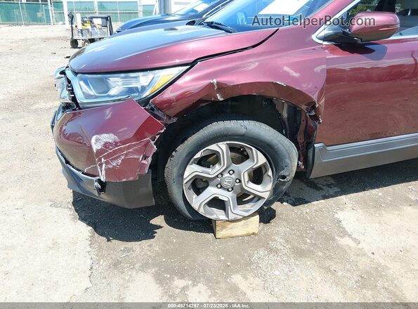 7FARW2H52KE021569 2019 HONDA CR-V Бордовый Вид спереди