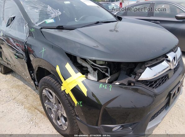 7FARW2H52KE037089 2019 HONDA CR-V Black Widok z przodu