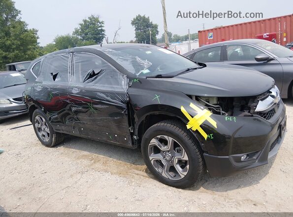 7FARW2H52KE037089 2019 HONDA CR-V Black Widok wnętrza z tyłu