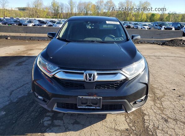 7FARW2H52KE057715 2019 HONDA CR-V Black Front view
