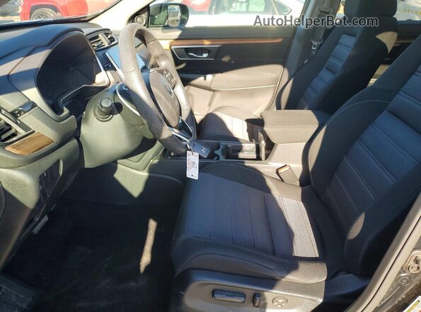 7FARW2H52KE057715 2019 HONDA CR-V Black Front interior view