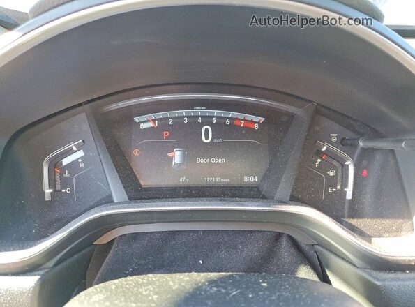 7FARW2H52KE057715 2019 HONDA CR-V Black Instrument cluster view