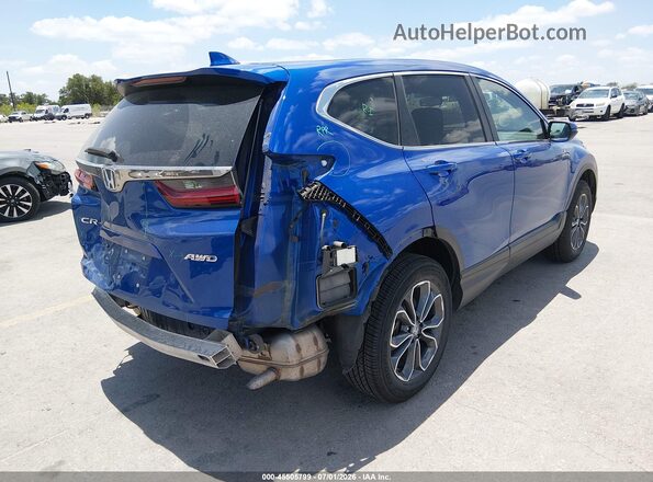 7FARW2H52ME005052 2021 HONDA CR-V Blue Rear right