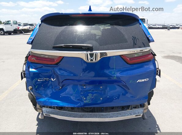7FARW2H52ME005052 2021 HONDA CR-V Blue Front view