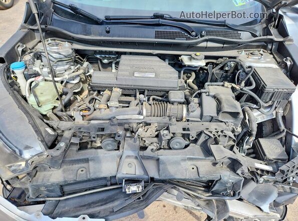 7FARW2H53JE094187 2018 HONDA CR-V Серебряный Вид задней части салона