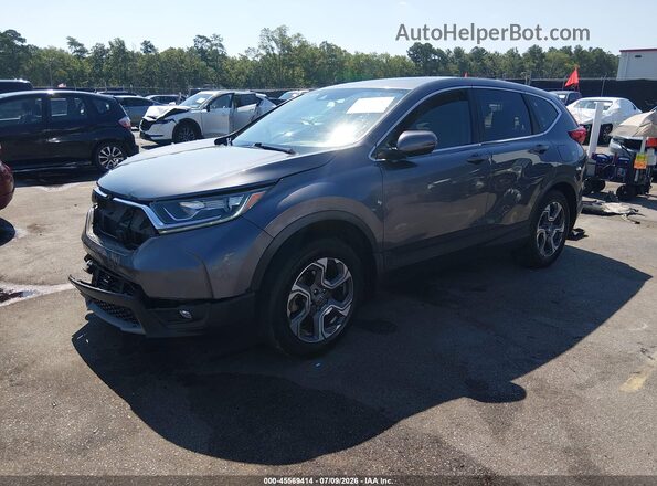 7FARW2H53JE102739 2018 HONDA CR-V Gray Առջևի ձախ երեք քառորդ տեսարան