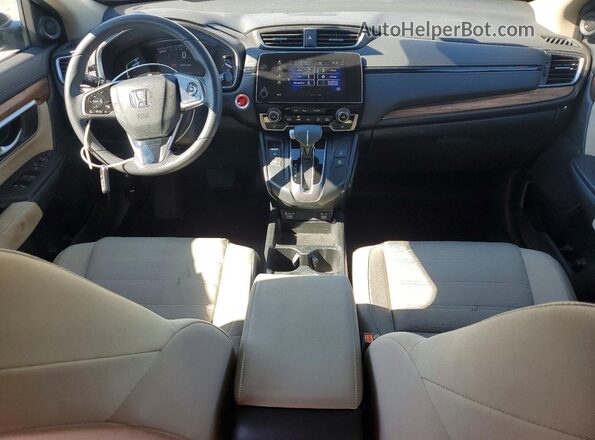 7FARW2H53LE015586 2020 HONDA CR-V White Widok deski rozdzielczej