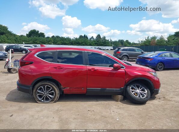 7FARW2H53ME018246 2021 HONDA CR-V Red Панорамний вид салону 360°