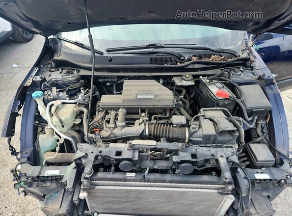 7FARW2H54JE039991 2018 HONDA CR-V Blue Вид задньої частини салону