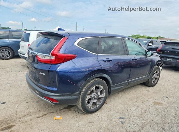 7FARW2H54JE039991 2018 HONDA CR-V Blue Задня права чверть
