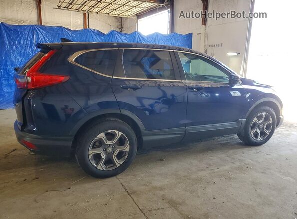 7FARW2H54JE044821 2018 HONDA CR-V Blue Rear right