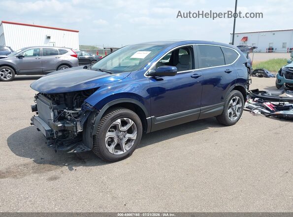 7FARW2H54JE089323 2018 HONDA CR-V Blue Przód lewy
