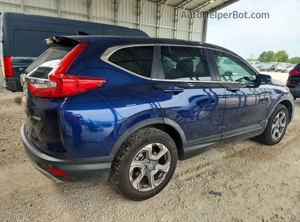 7FARW2H54JE095011 2018 HONDA CR-V Blue Задня права чверть