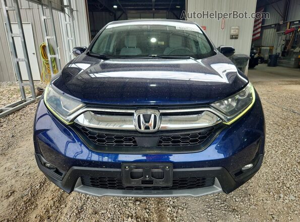 7FARW2H54JE095011 2018 HONDA CR-V Blue Вид спереду