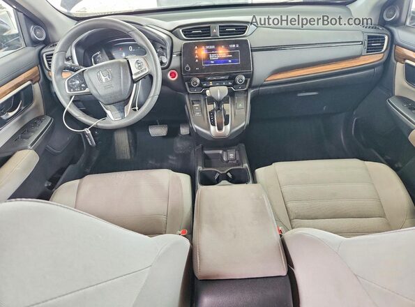 7FARW2H54JE095011 2018 HONDA CR-V Blue Вид панелі приладів